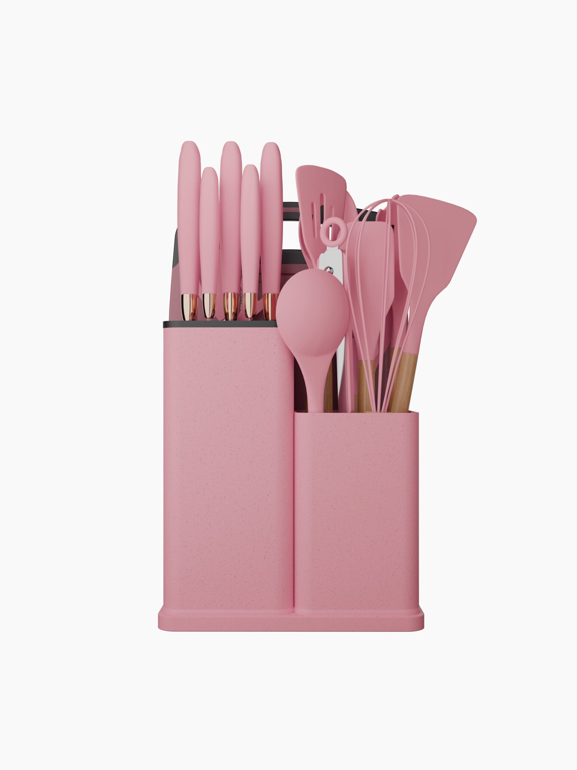 19-delige keukenset roze