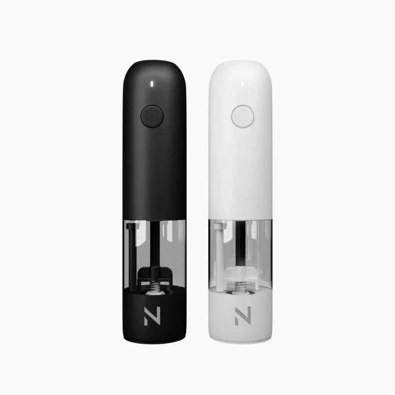 Peper- en zoutmolens zwart-wit