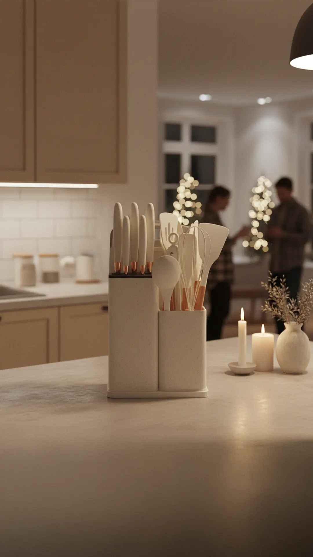 19-piece silicone kitchen set